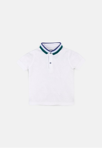 Buy Gingersnaps Baby Boys White Striped Collar Polo Shirt 2021 Online Zalora Philippines