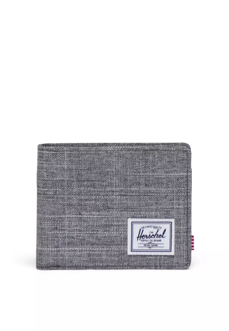 Herschel Roy Coin Wallet Raven Crosshatch
