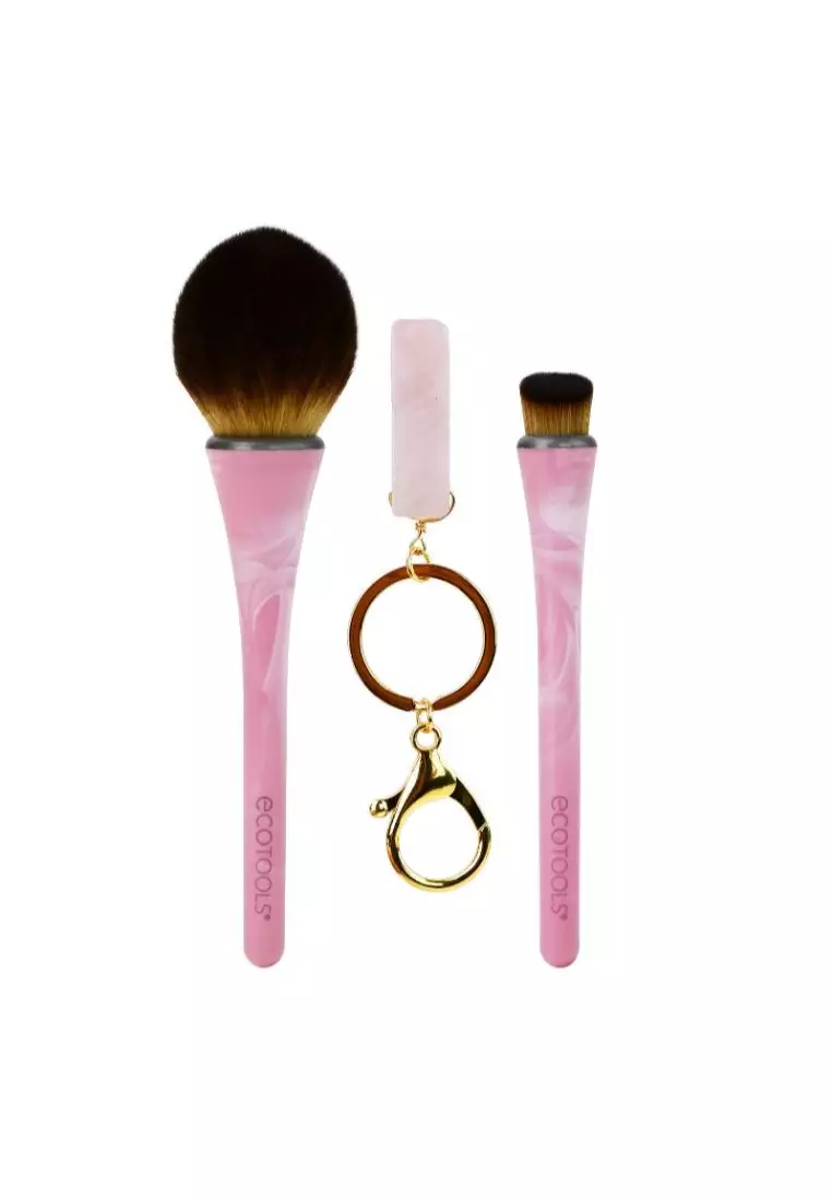 Eco Tools 7521 Rose Quartz Crystal Trio Set