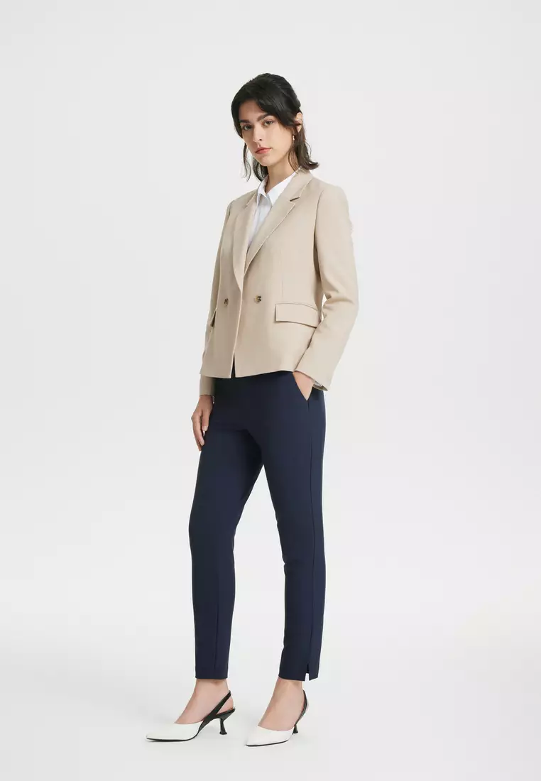 長袖修身西裝外套