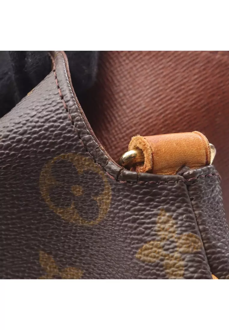 Pre-Loved Louis Vuitton Musette Salsa short strap monogram Shoulder bag PVC leather Brown