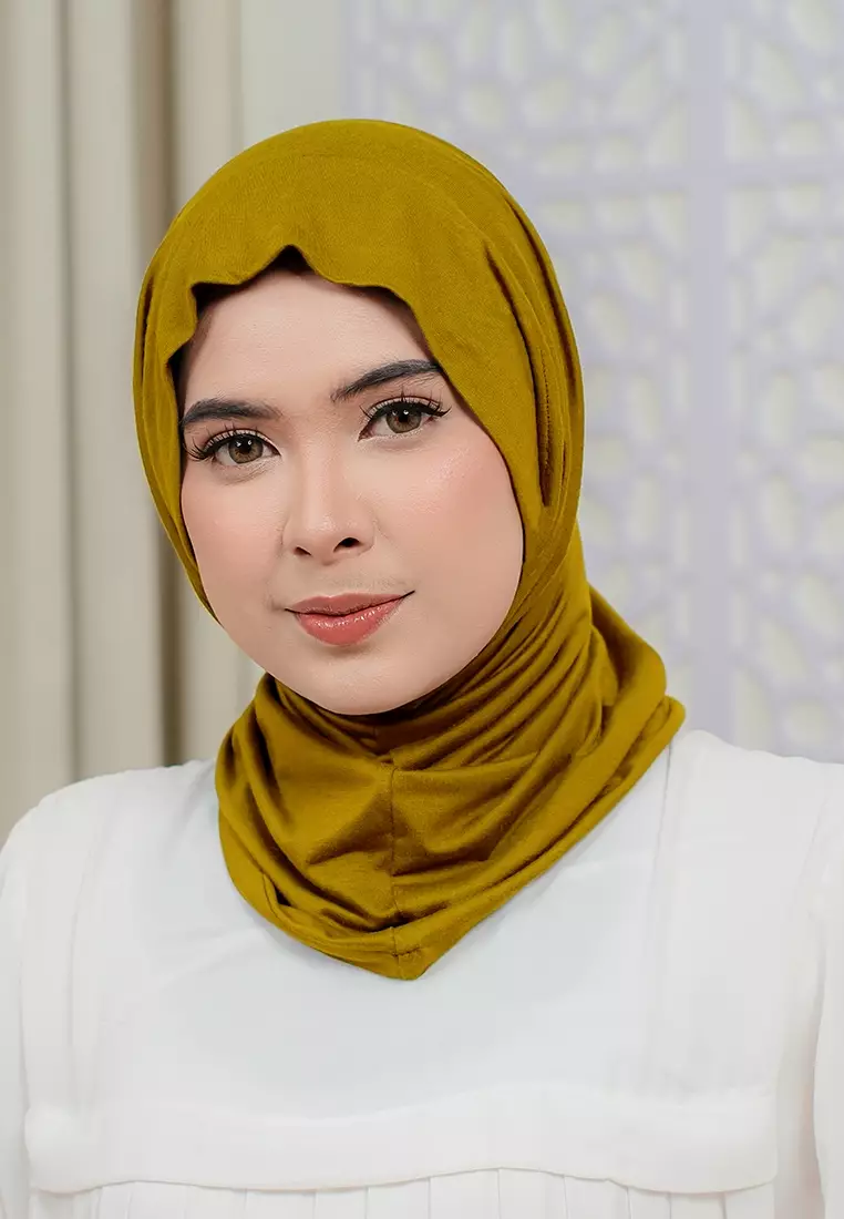 HIJAB INSTAN LUMA - MUSTARD