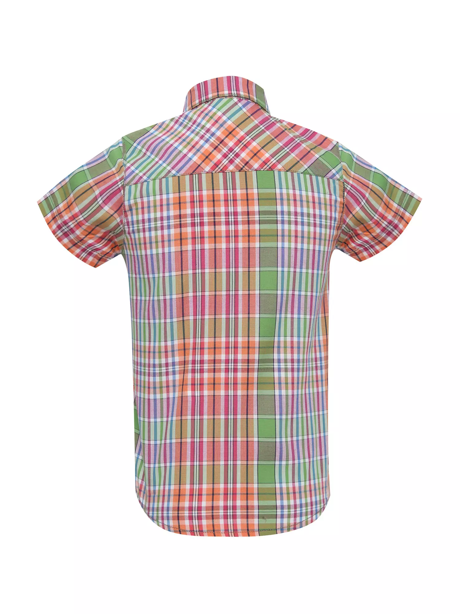 Qna Boy Sahron Kemeja Anak Multi Warna Lengan Pendek Motif Kotak