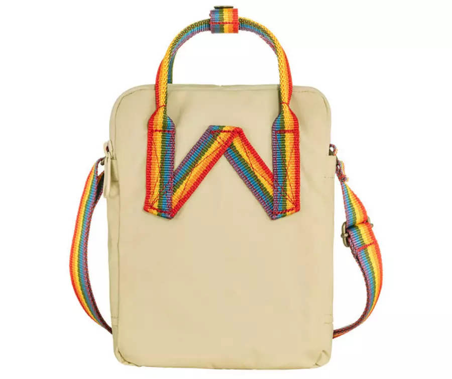 Kanken Sling Light Oak - Rainbow Pattern
