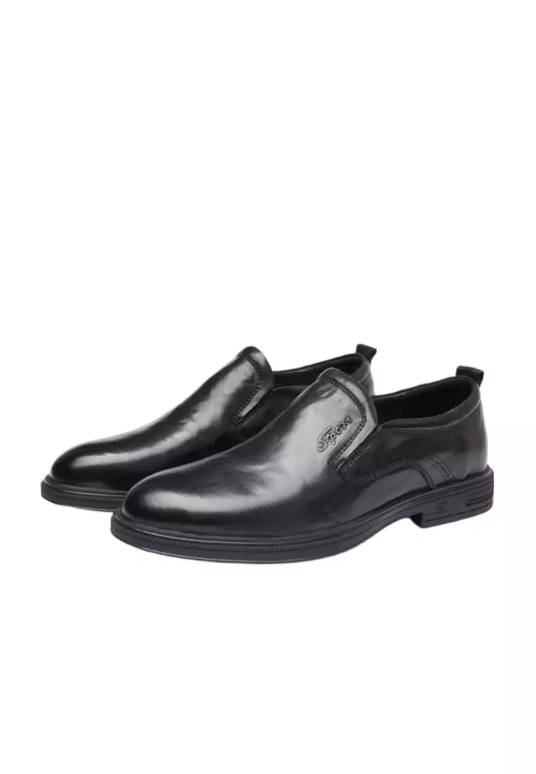 Soft-Soled Non-slip British Retro Business Formal Leather Shoes
