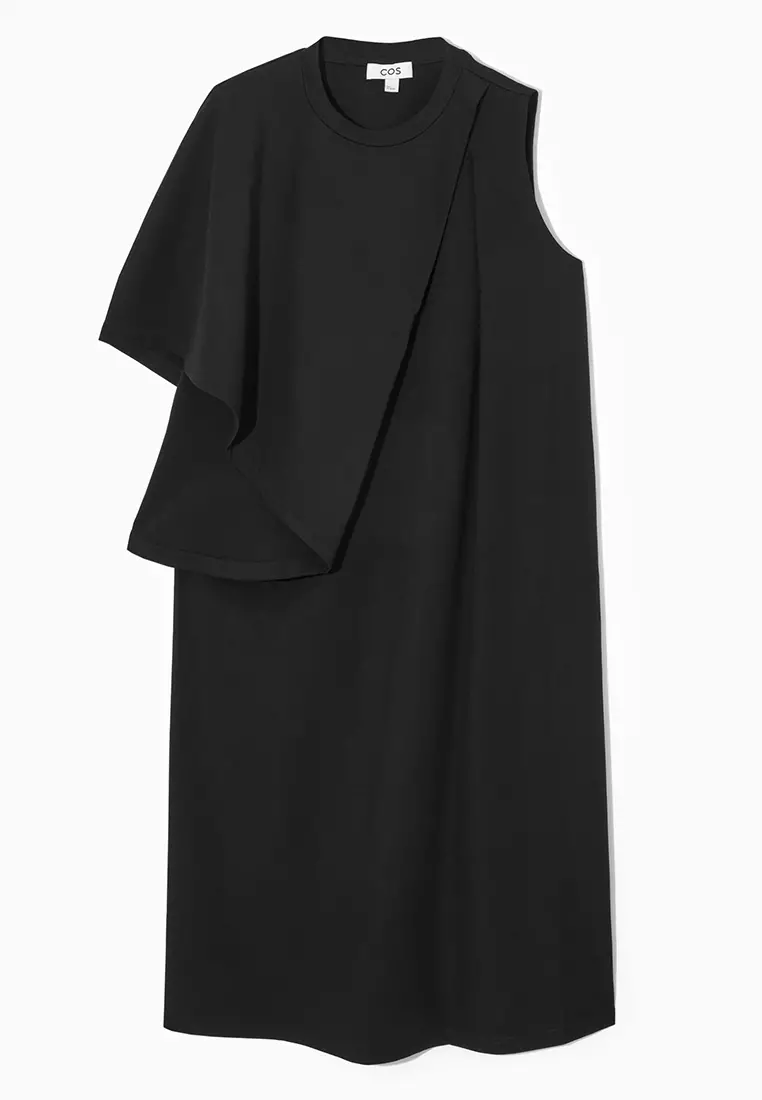 Asymmetric Jersey Dress