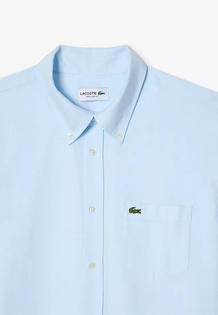 Regular Fit Short Sleeved Oxford Shirt