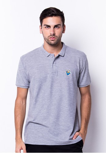 Endorse Polo Shirt E Pl Old Popey Misty Grey END-PF120