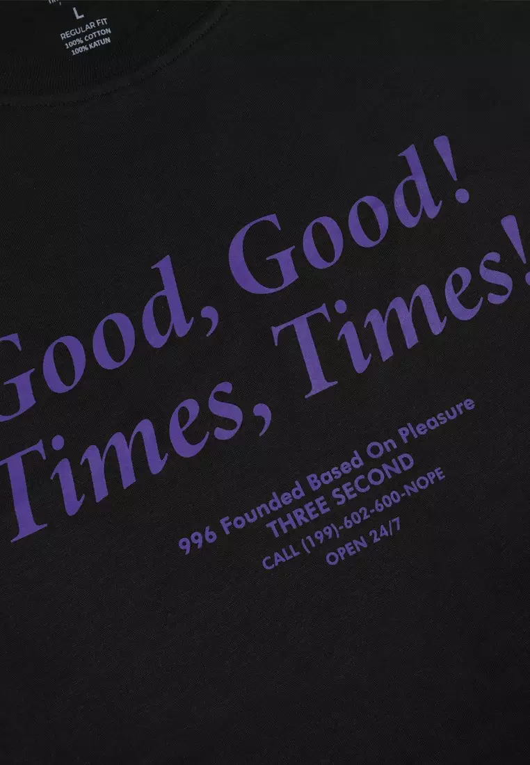 3Second Men's T-Shirt Short Sleeve Regular Fit Cotton Daph OL-C850125