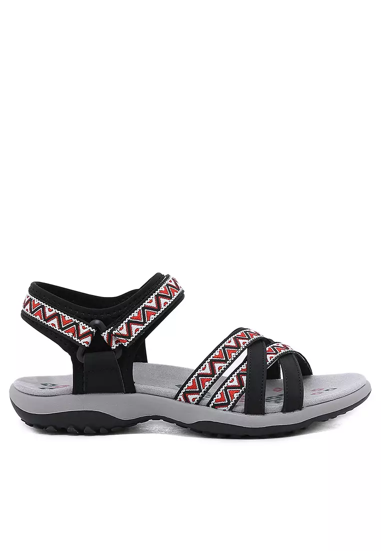 Discount on Twenty Eight Shoes  shoes - SKU: Printed Velcro Strappy Sandals Alm6357-3