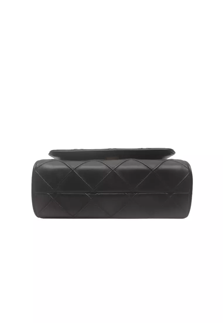 Fleming Convertible Shoulder Bag in Black 139060