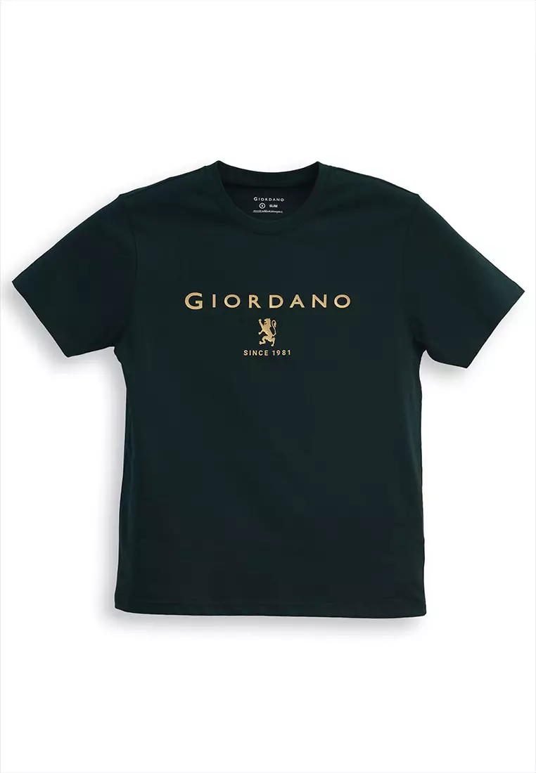 Men's Slim Fit Lion Logo Tee