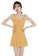 A-IN GIRLS yellow Sweet Gauze One-Piece Swimsuit 2E808USBAD30E7GS_1
