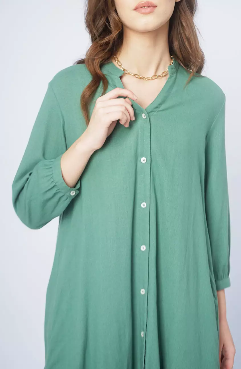 Dress Antie Dusty Green