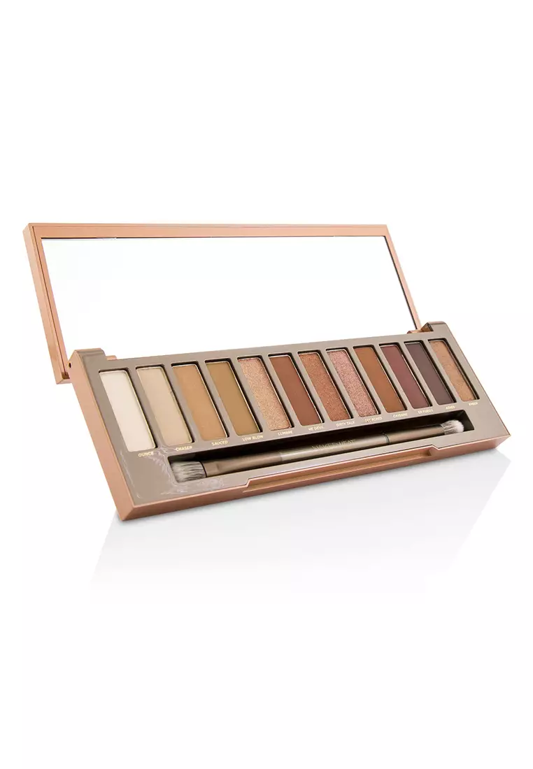 URBAN DECAY - Naked Heat Palette: 12x Eyeshadow, 1x Doubled Ended Blending / Detailed Crease Brush