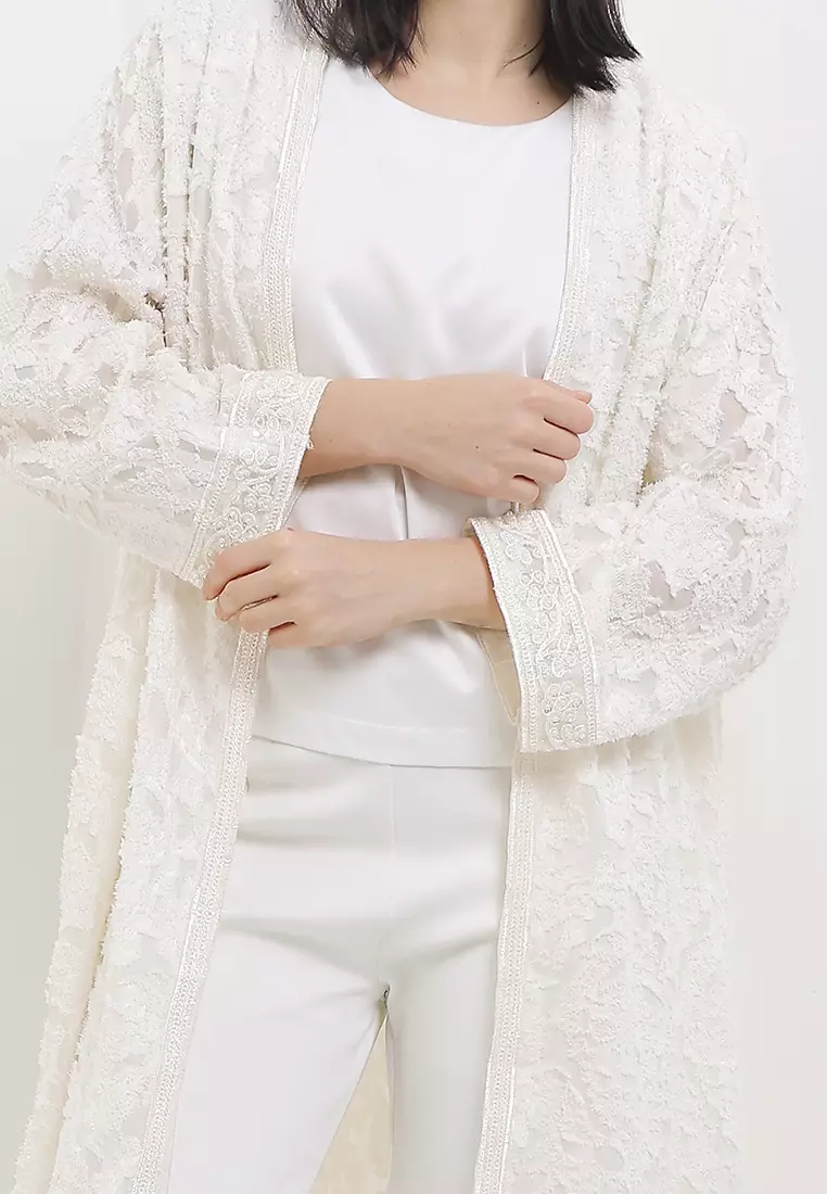 Lace Trims Furry Outer