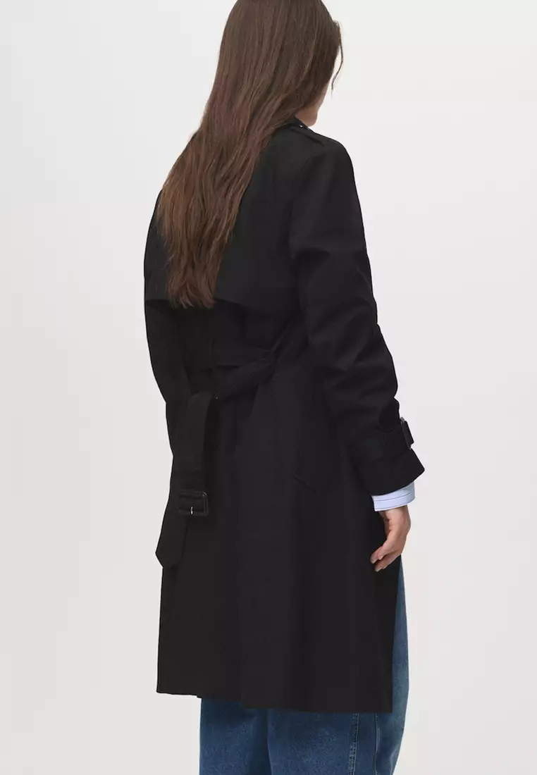 Classic Trench Coat With Belt