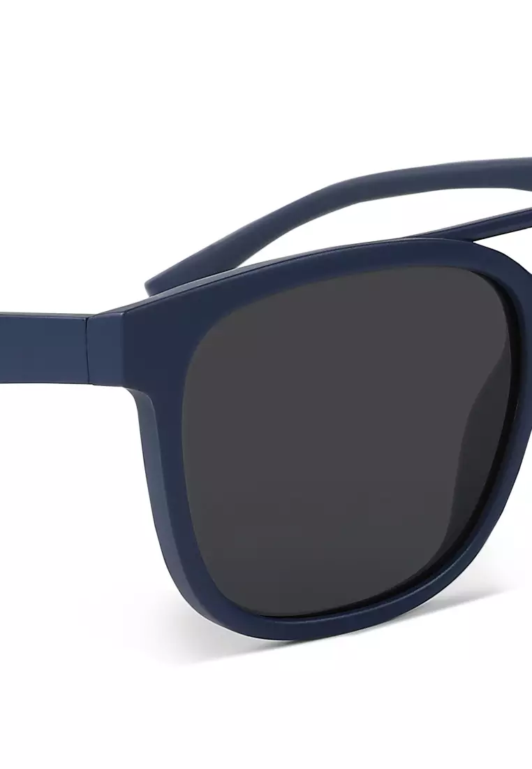 Kacamata Hitam Wayfarer Brown Top Bar