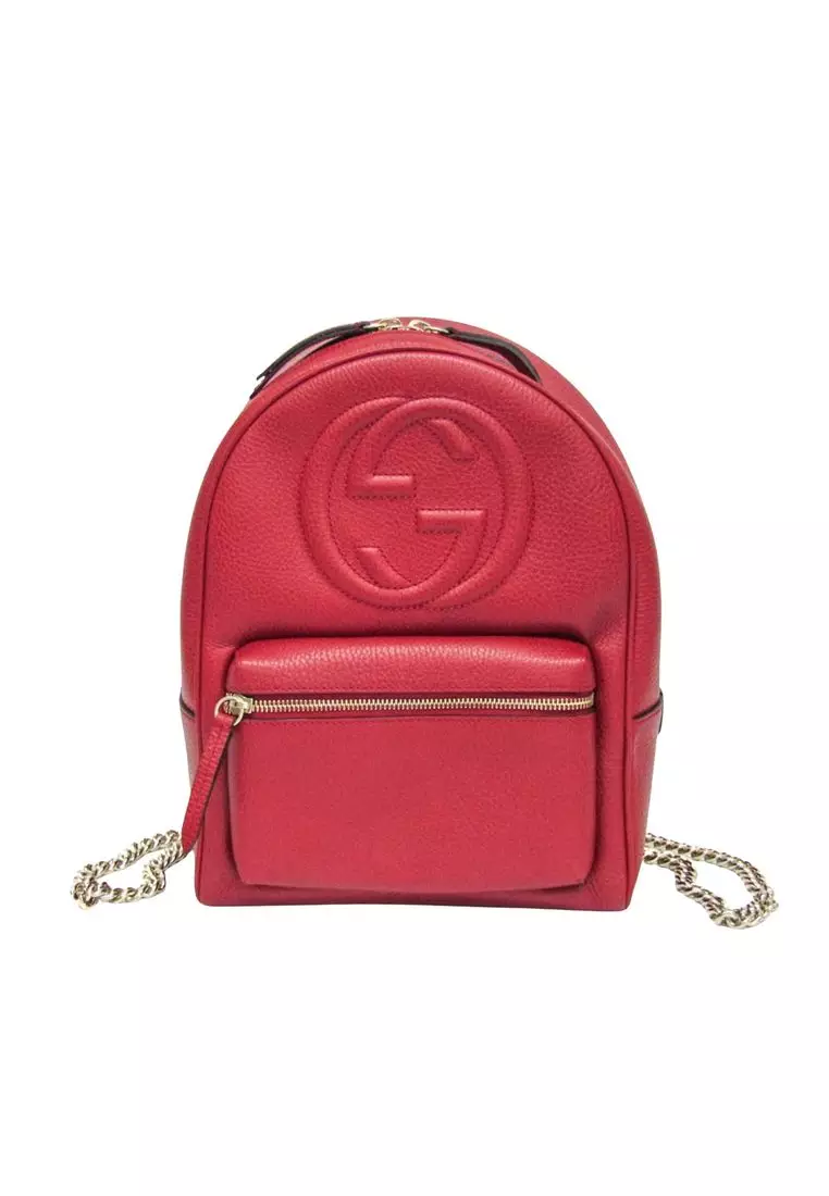 Gucci Pre-Loved Gucci Red Leather Soho 2025 | Buy Gucci Online | ZALORA ...
