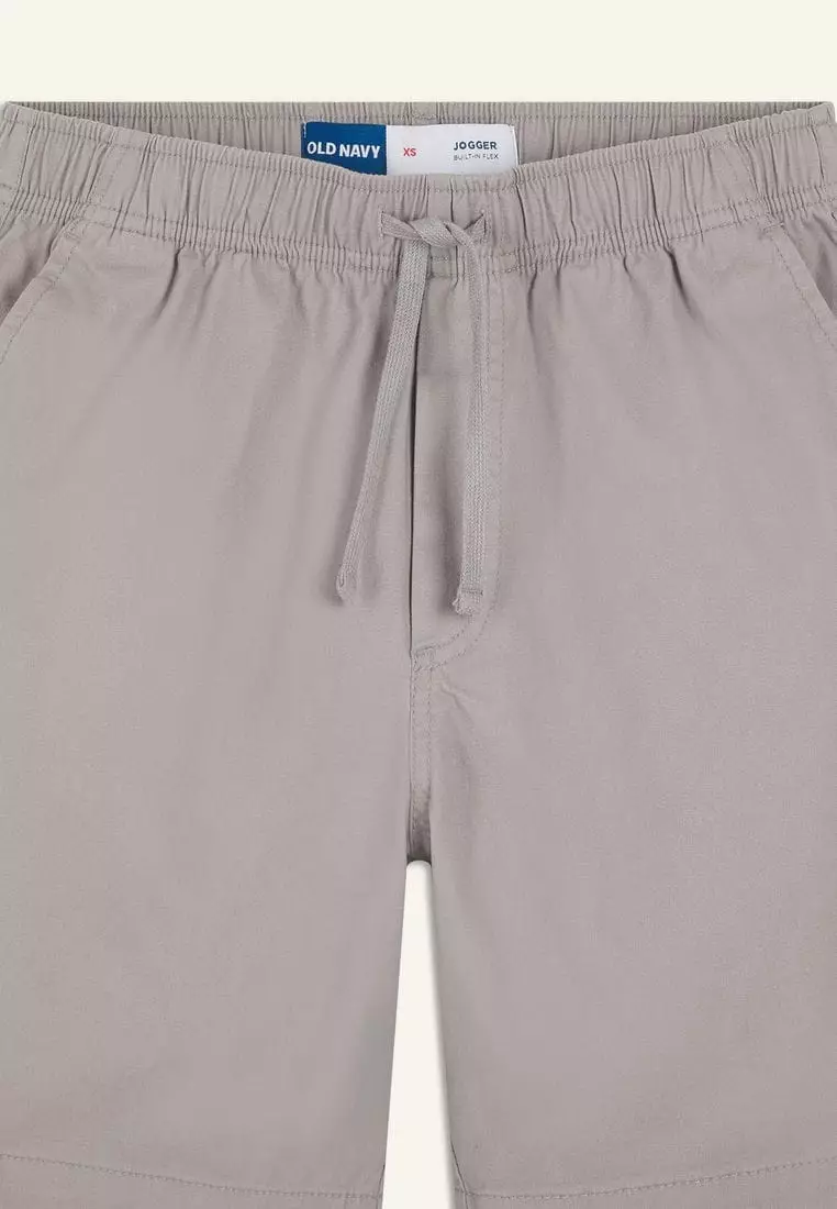 Twill Jogger Shorts -- 7-inch inseam