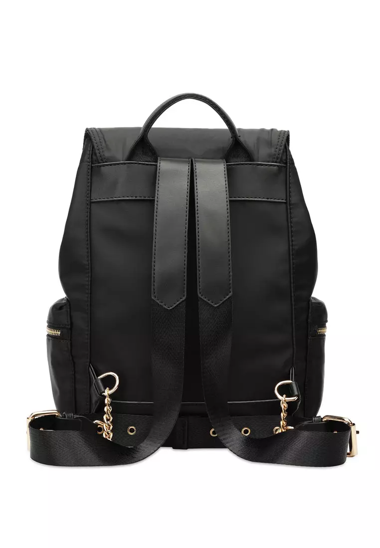Women's Top Flap Backpack - Black