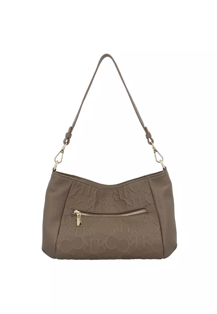CR Sterling 2-Way Shoulder Bag - Dark Green