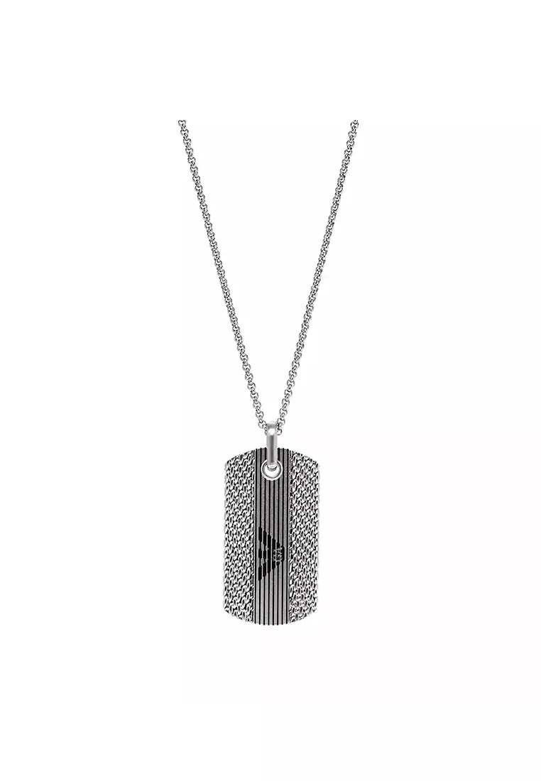 Buy Emporio Armani Eagle Silver Necklace EAJ-EGS3149040 2025