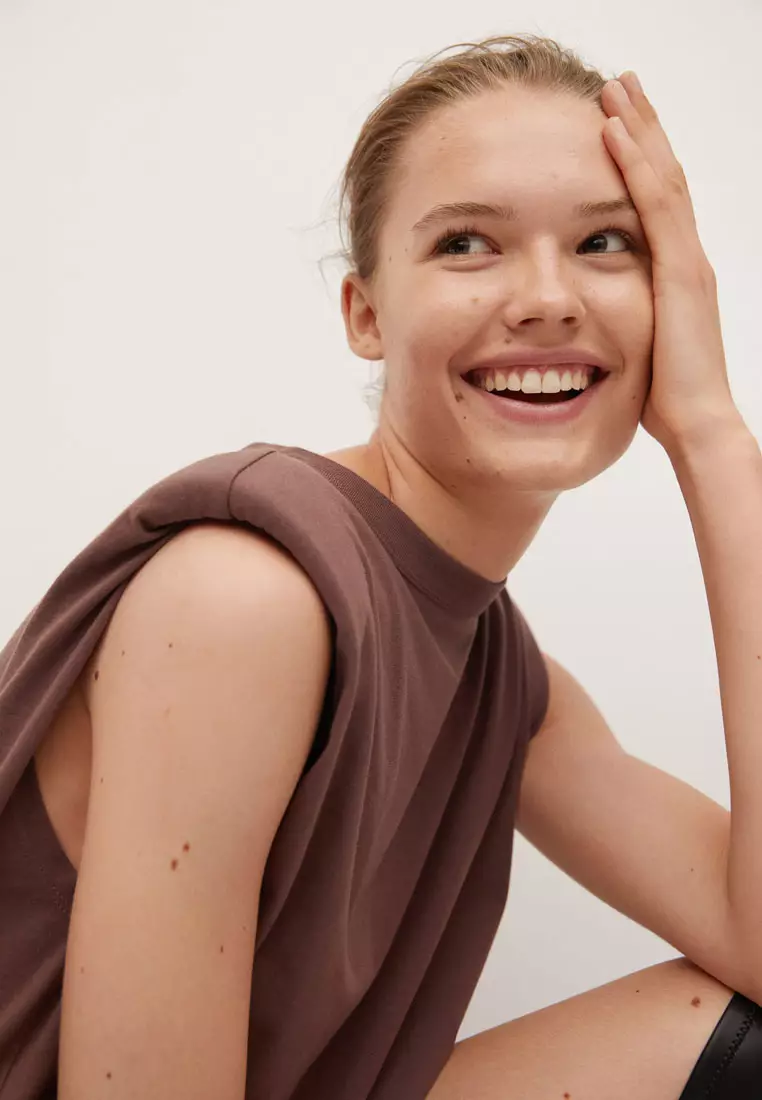 Mango shoulder sales pad tank