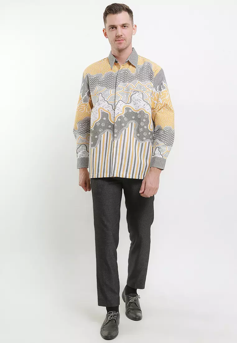 BATIK TALENTA EXCLUSIVE Lengan PANJANG YELLOW PUPUS