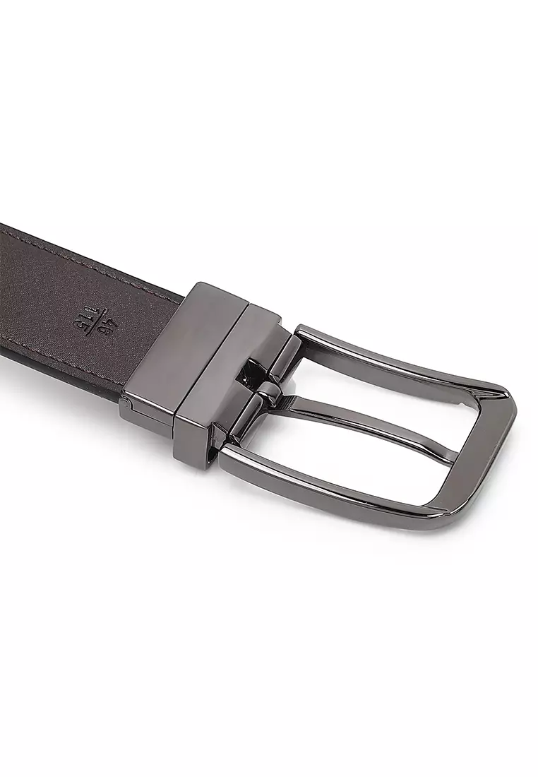 40mm Reversible Pin Buckle Belt - Black