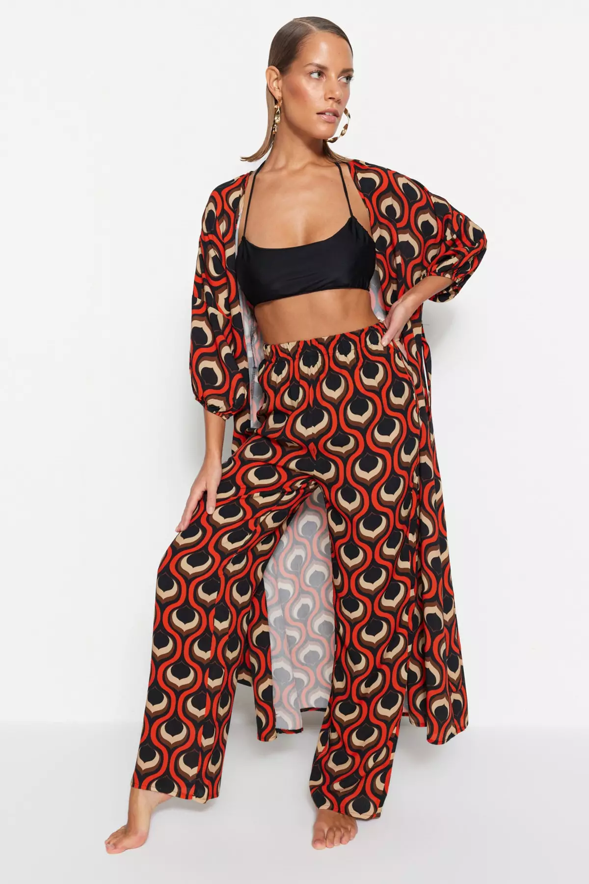 Patterned deals beach pants