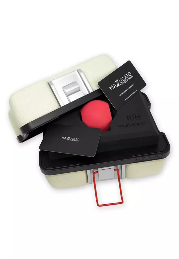 MAZZUCATO RIM SPORT 06-YL654 - Reversible Automatic Watch - Yellow Rubber Strap