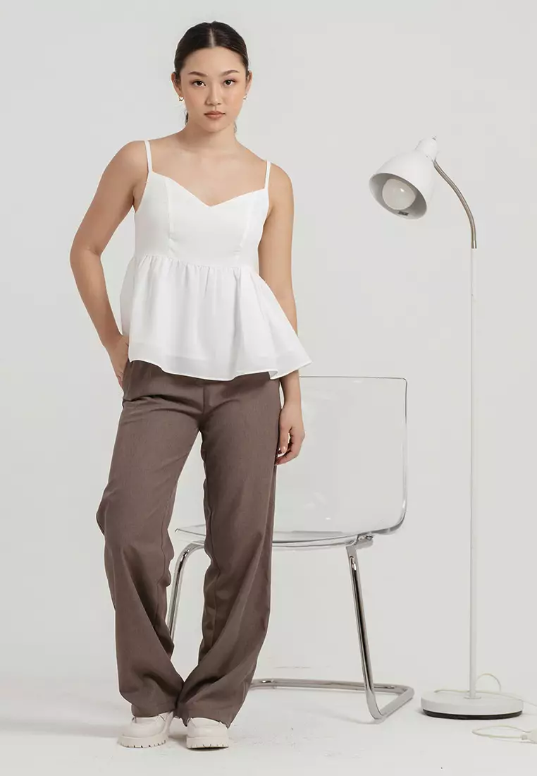 Basic Babydoll Tank in White