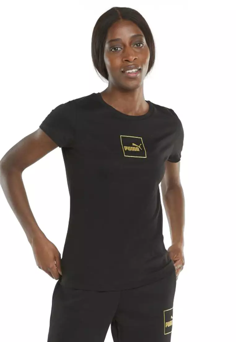 Black and gold puma hotsell shirt womens