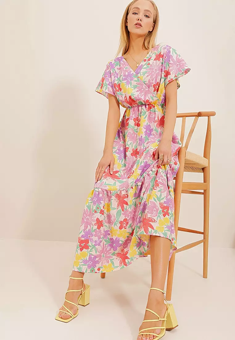 Flounce Cotton Dress