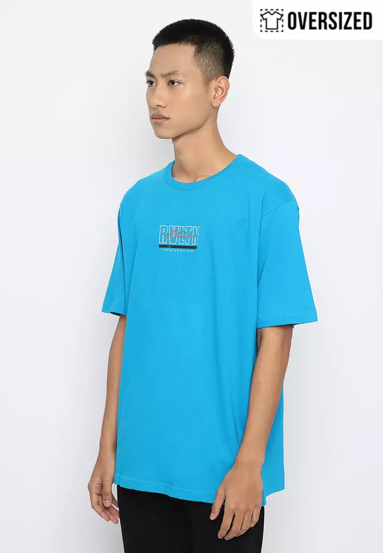 RBJ T-Shirt Cotton Oversized Pria 2079230171