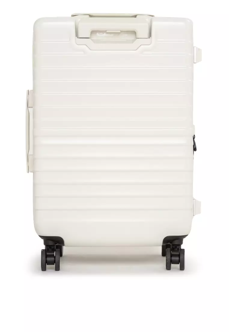 Malibu 5208-54 Ivory (Zipper Type) - Medium - TSA Luggage
