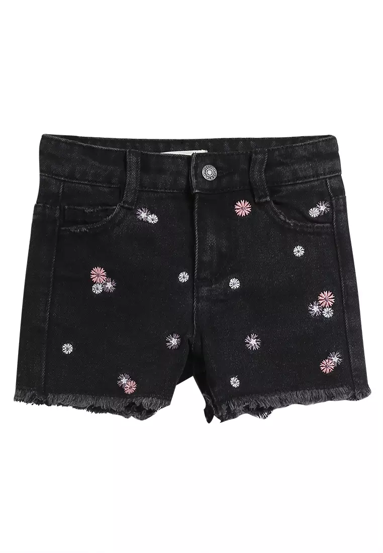 Baby black denim store shorts