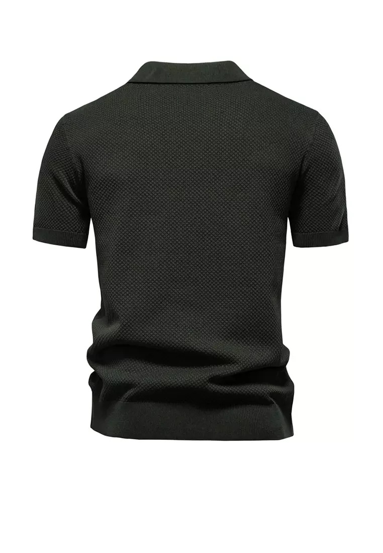 Business Textured Polo Shirt AX-PSD8025