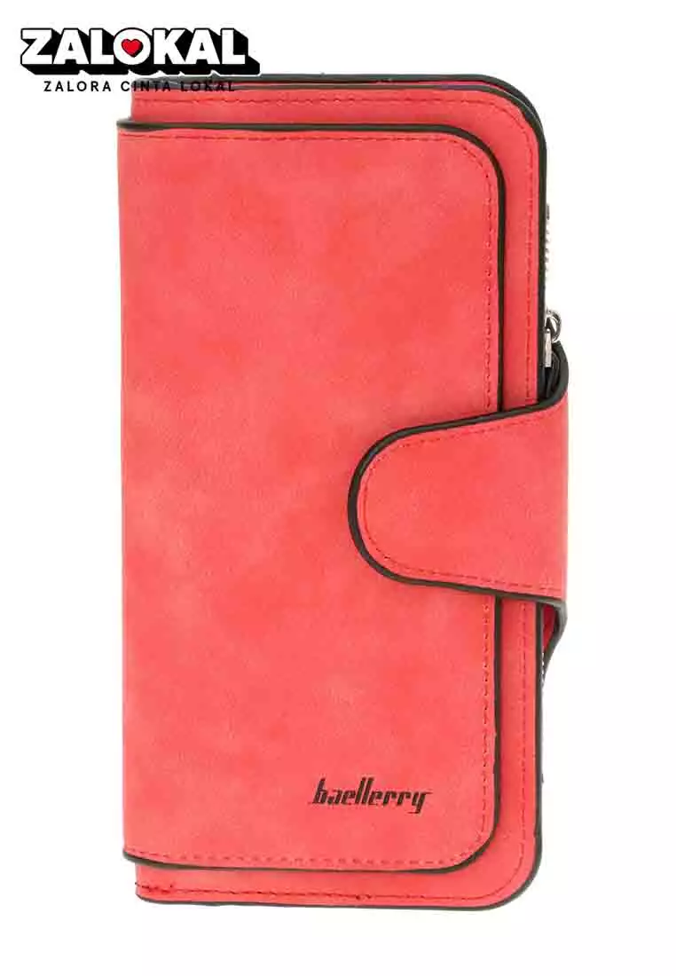 Dompet Wanita Model Panjang Casual Women Wallet Many Slot Material Kulit ORIGINAL