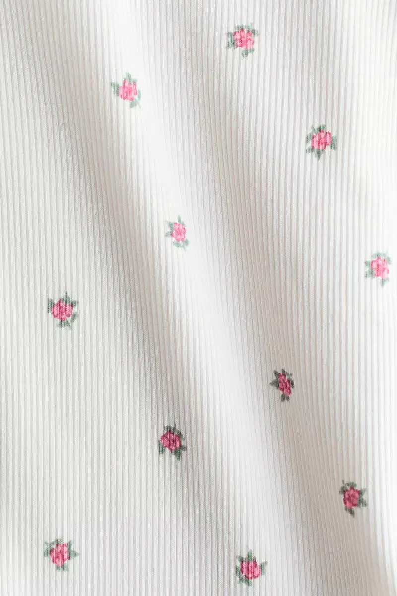 2-piece ribbed cotton set