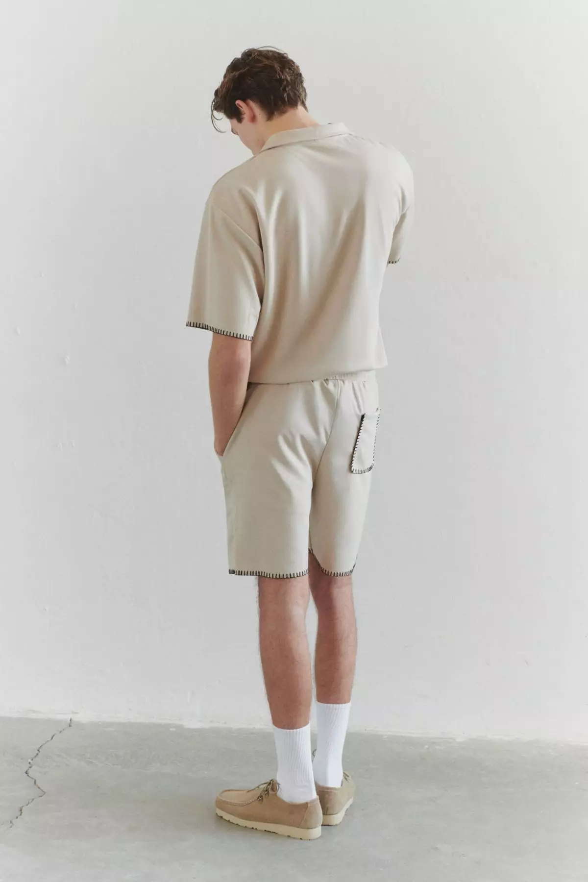 Stitching Detail Shorts