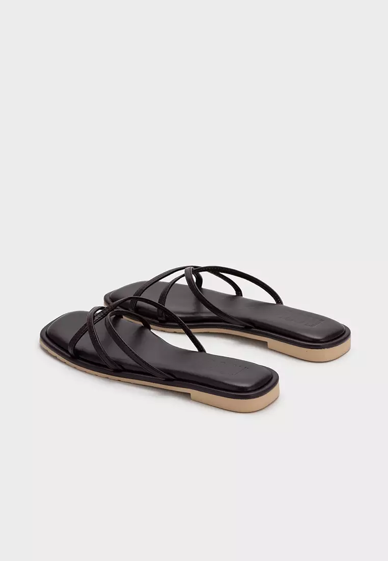 STRAPPY COMFORT FLAT SLIDE