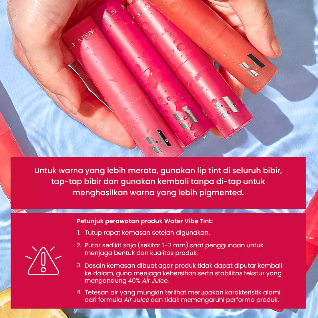 Holika Holika Water Vibe Tint | Hydrating Lip Tint Stick - 01 Whoopee