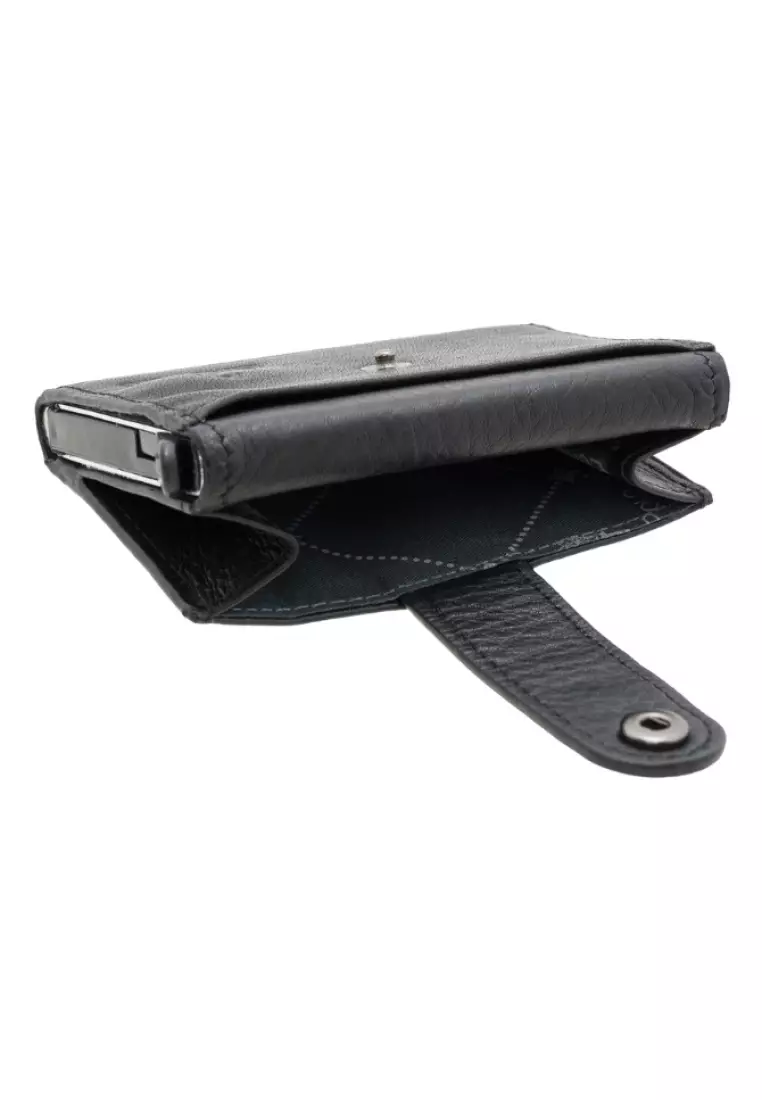 Leather Card Holder Slim Pop Up Card Case Wallet EWB 40163