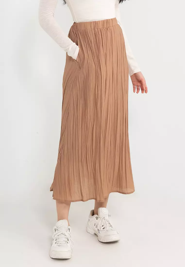 Pleated maxi skirt philippines top