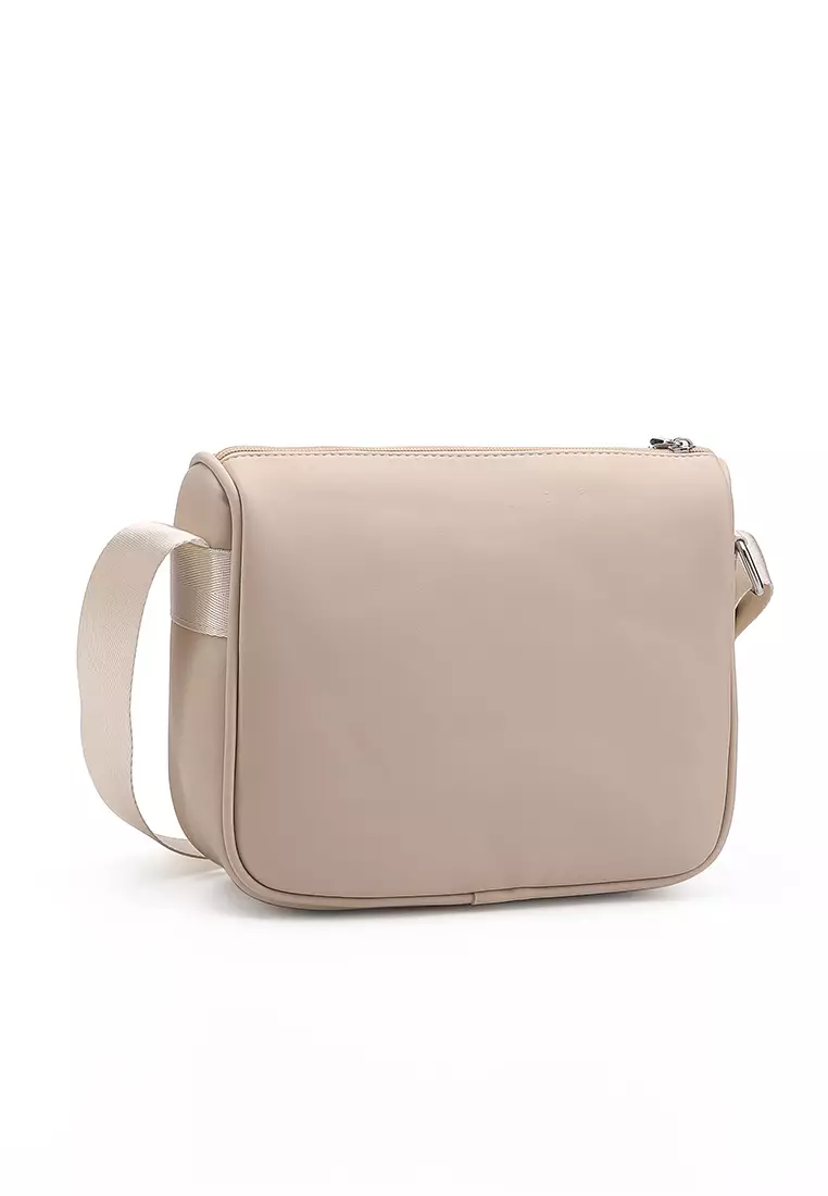 GYKACO DEONA Beige - Tas Wanita Sling Bag - Fashion Top Handle Bag (Import)