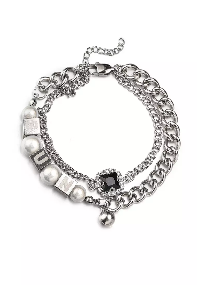 Bracciale con perla Tahiti Unisex - Pearls