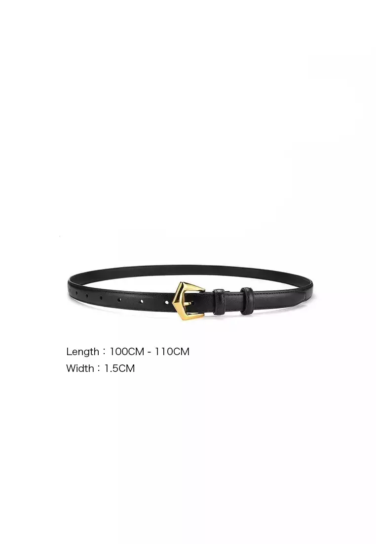 Slim Cowhide Belt