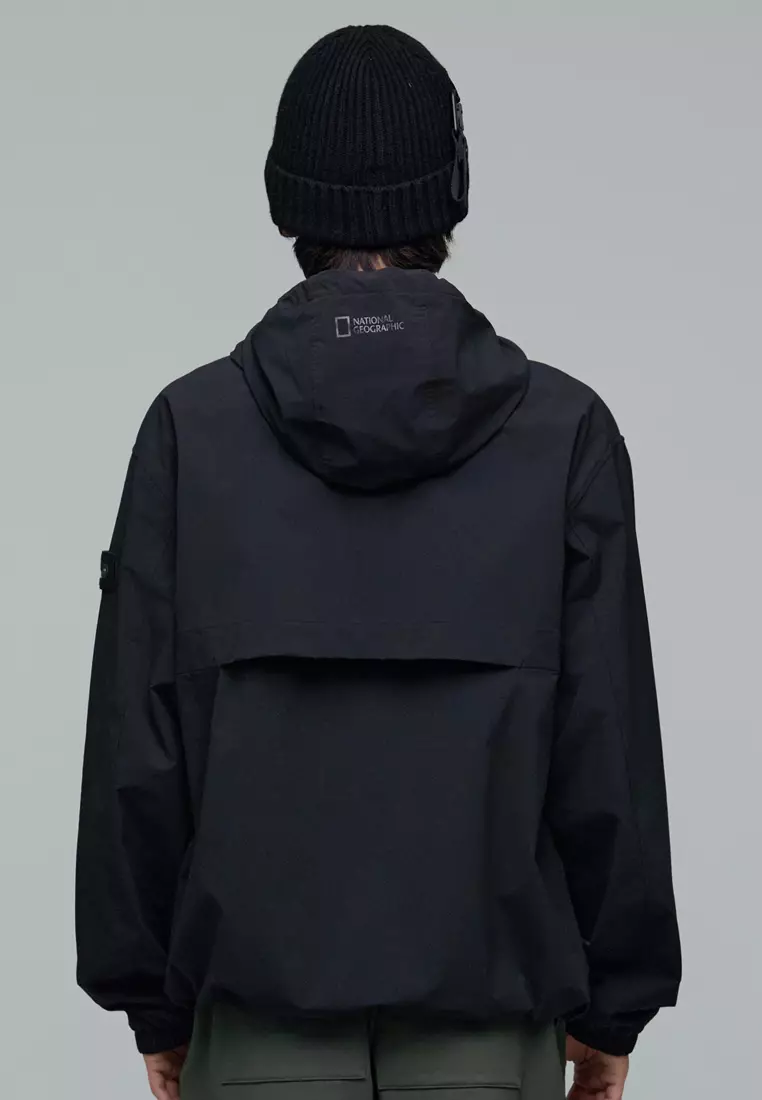 Unisex ARCHELON Woven Stretch Hooded Zip-Up Jacket